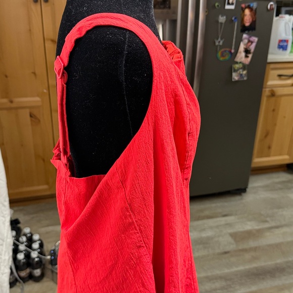 Torrid Strapless Red Dress - Picture 3 of 5